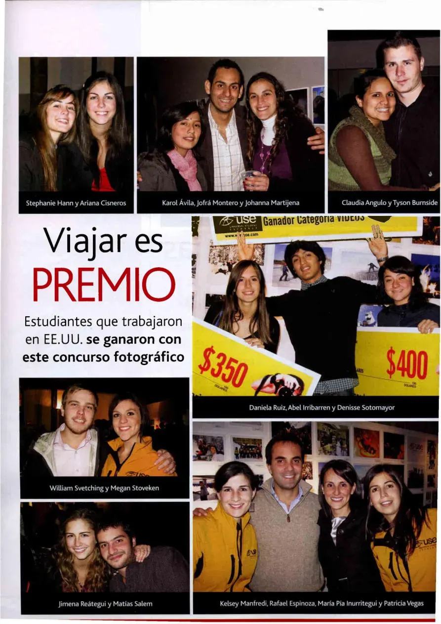 Recorte de Revista Caras sobre USE (21/07/2009)
